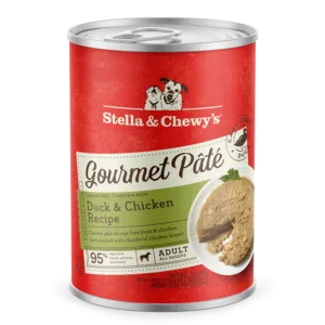 Stella & Chewy's Dog Gourmet Pate Duck & Chicken Recipe 12.5oz