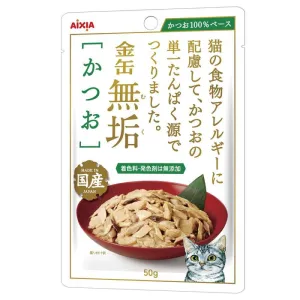 20% OFF: Aixia Kin-can Pure Skipjack Tuna Pouch Cat Food 50g x 12