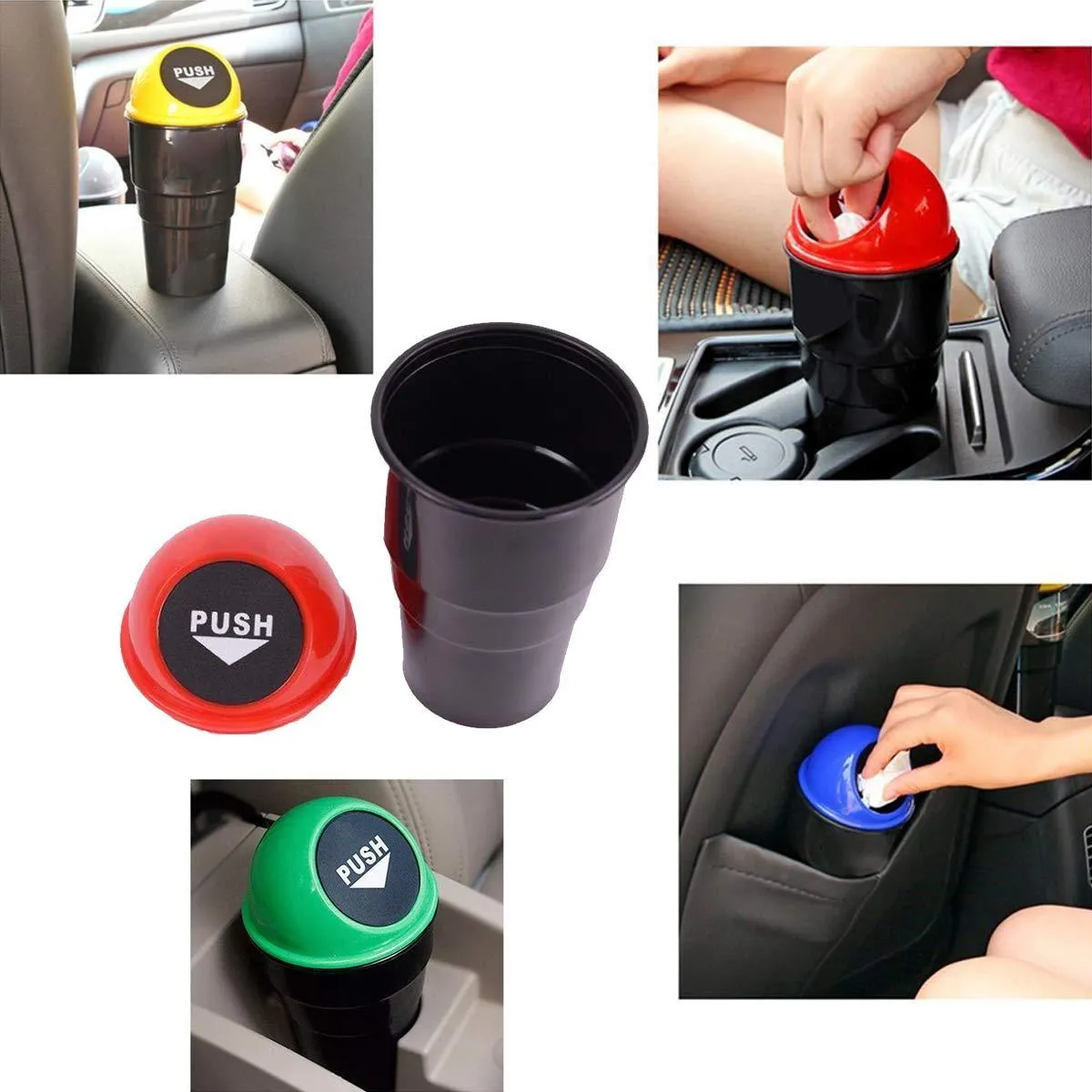 537 Car Dustbin / Mini Car Trash Bin / Car Ashtray