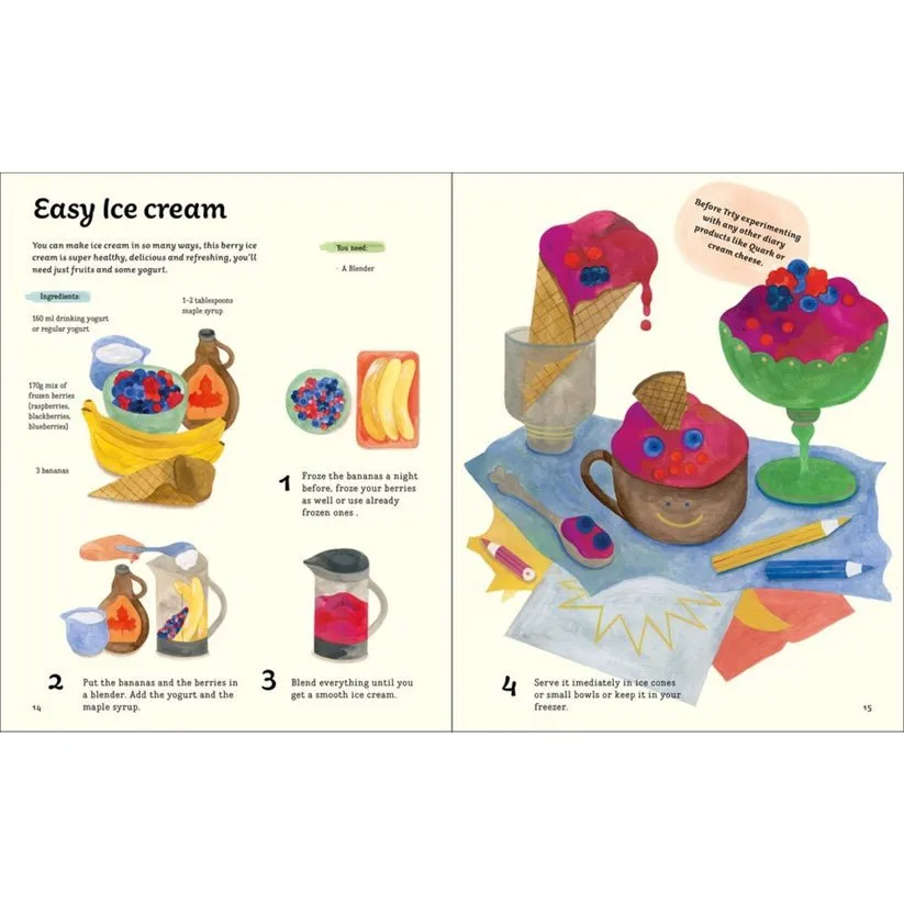 Adina Chitu: Tasty Treats - Easy Cooking for Children, illustrated by Elenia Beretta