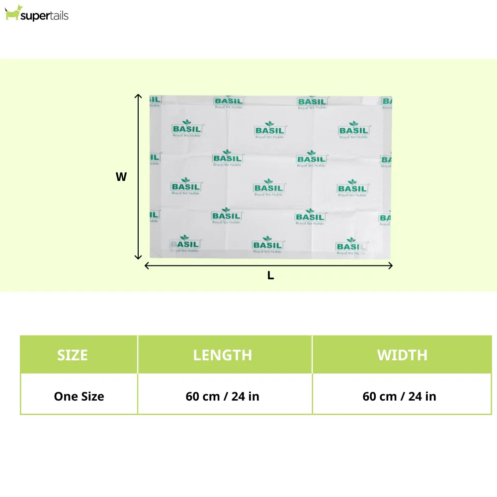 Basil Puppy Training Pads (60x60cm)