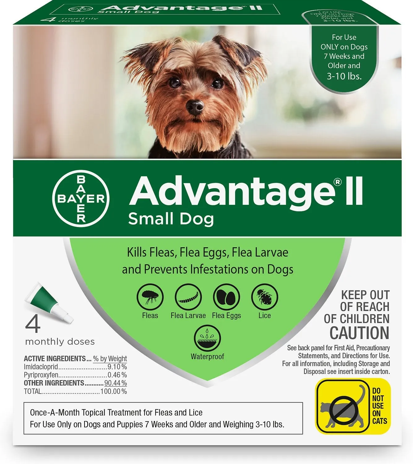 Bayer Advantage II Flea & Lice Preventative for Dogs