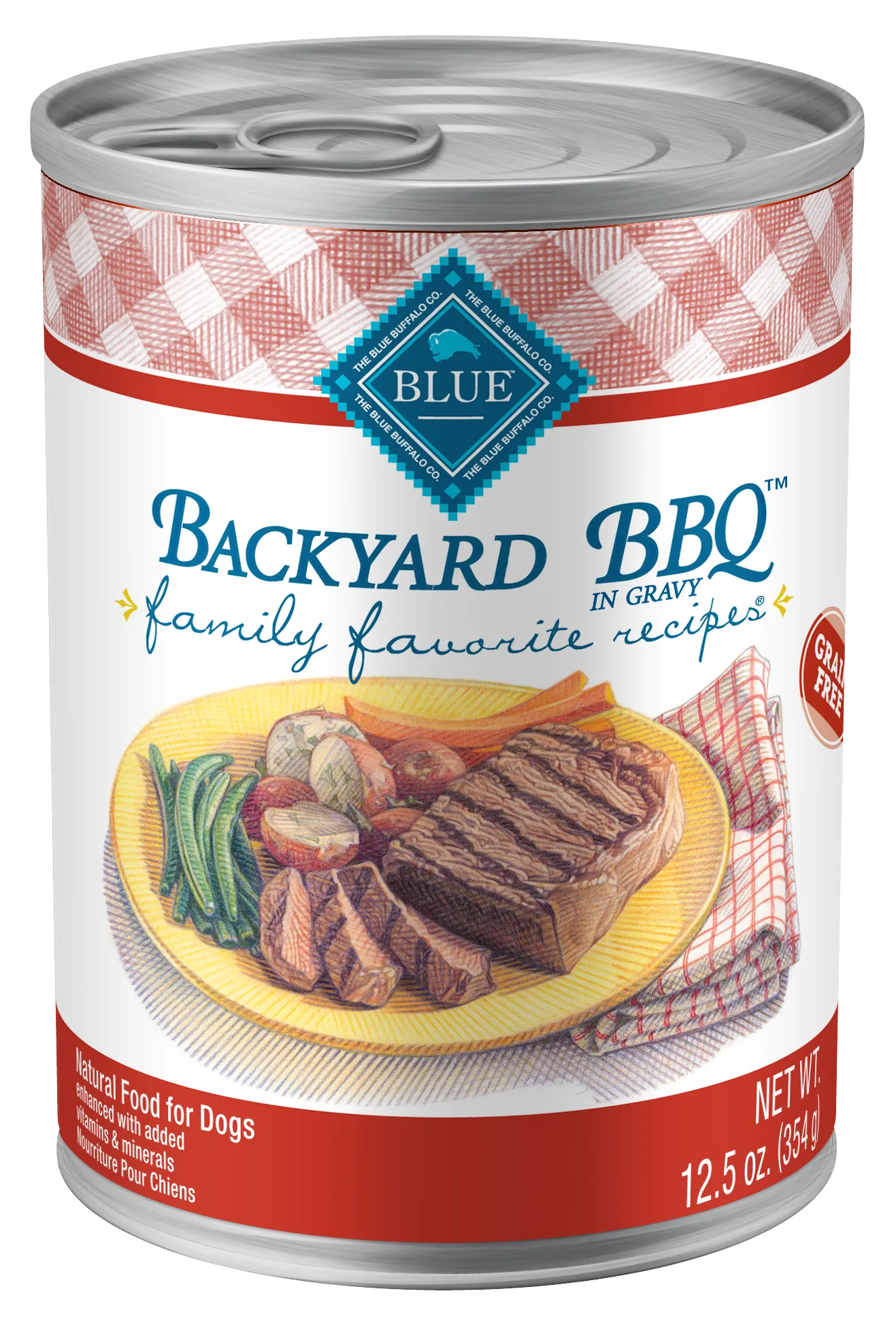 Blue Buffalo Family Favorite Backyard BBQ Dog Wet Food