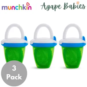 [Bundle Of 3] Munchkin Deluxe Fresh Food Feeder (Green)