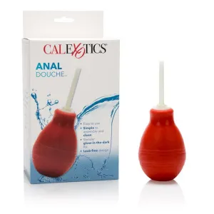 CalExotics Anal Douche - Red with Glow In The Dark Nozzle