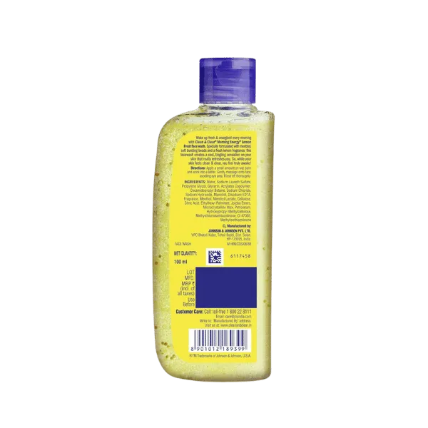 Clean & Clear Morning Energy Lemon Fresh Face Wash 100ml