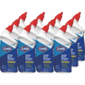 CLOROX SALES CO.  CLO00031CT Toilet Bowl Cleaner with Bleach, Fresh Scent, 24 oz Bottle, Carton of 12