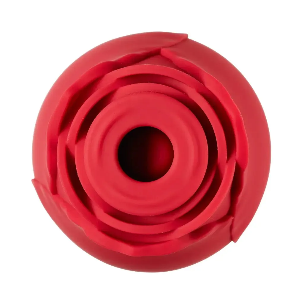 Cloud 9 Health & Wellness Rose Suction Stimulator Red