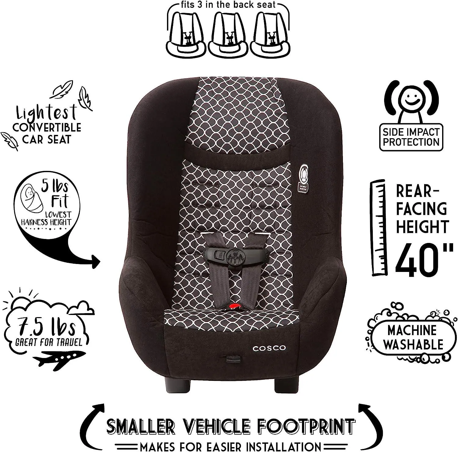 Cosco Scenera Next Convertible Car Seat