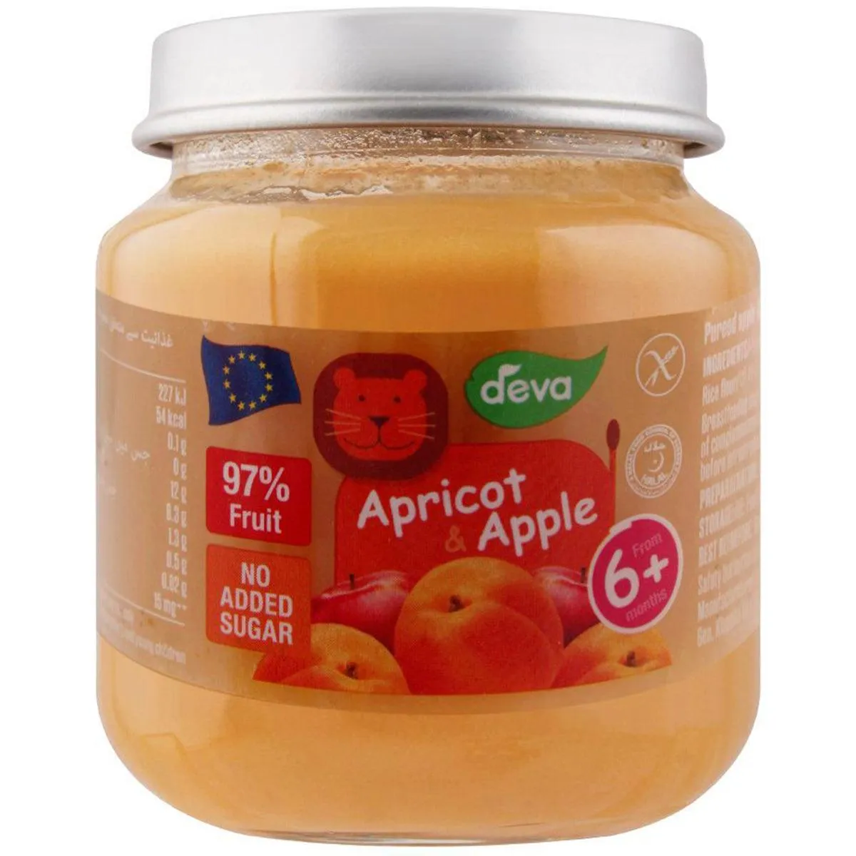 DEVA APRICOT APPLE 6  MONTHS 125GM