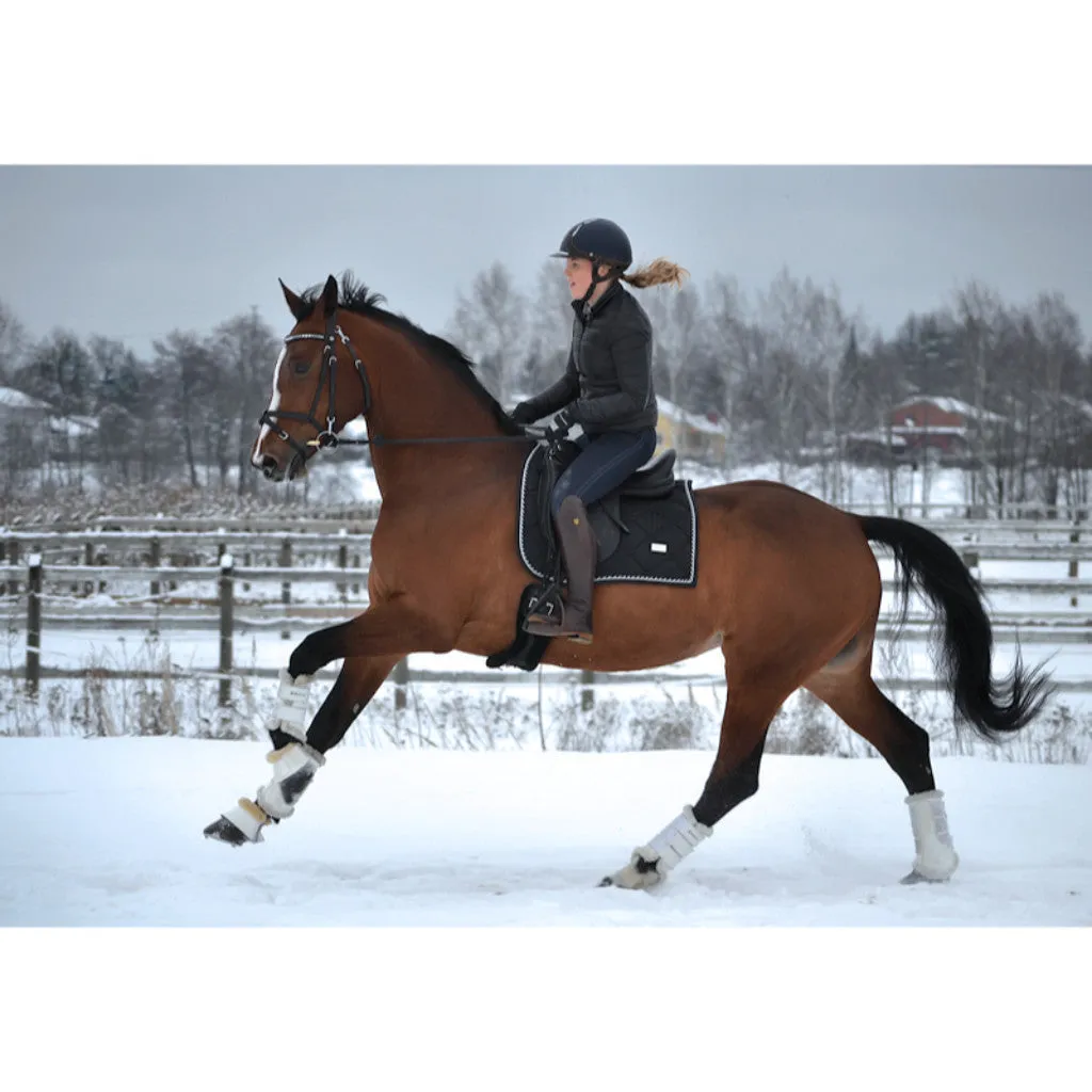 Equestrian Stockholm Dressage Saddle Pad Black Edition