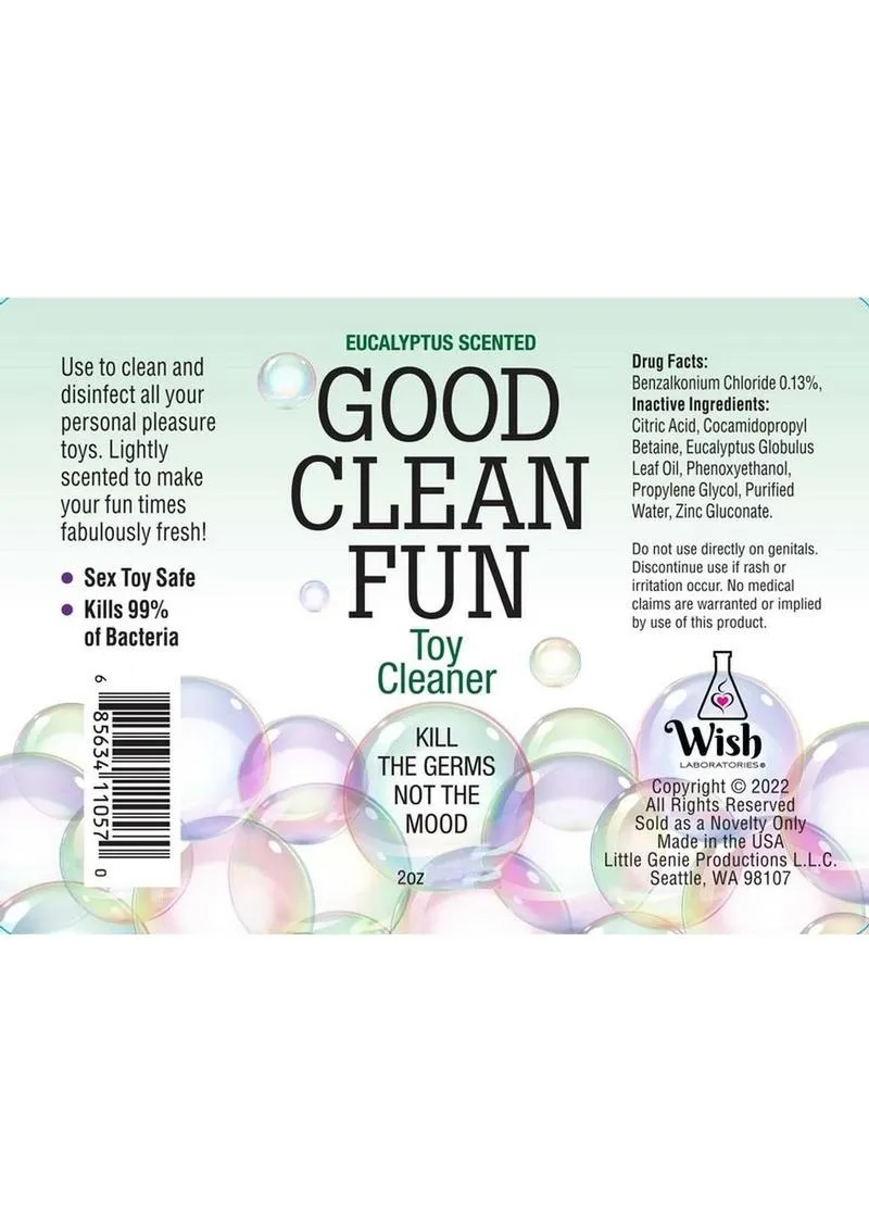 Good Clean Fun Toy Cleaning Spray Eucalyptus