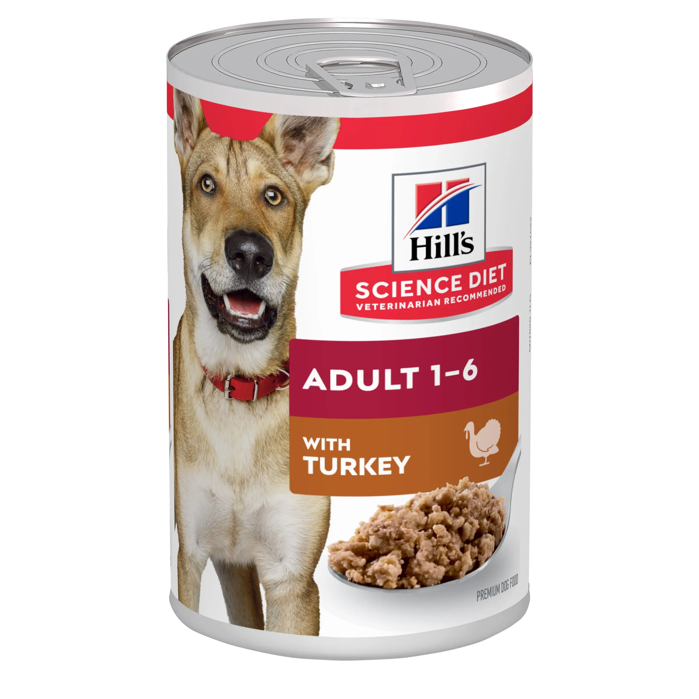 Hill's Science Diet Adult Turkey Canned Dog Food 370g x 12