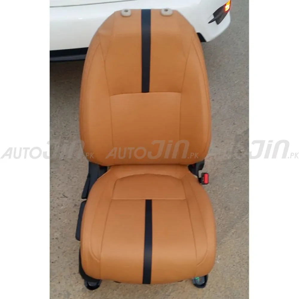 Honda Civic X Design Car Seat Covers for Sedans Light Brown