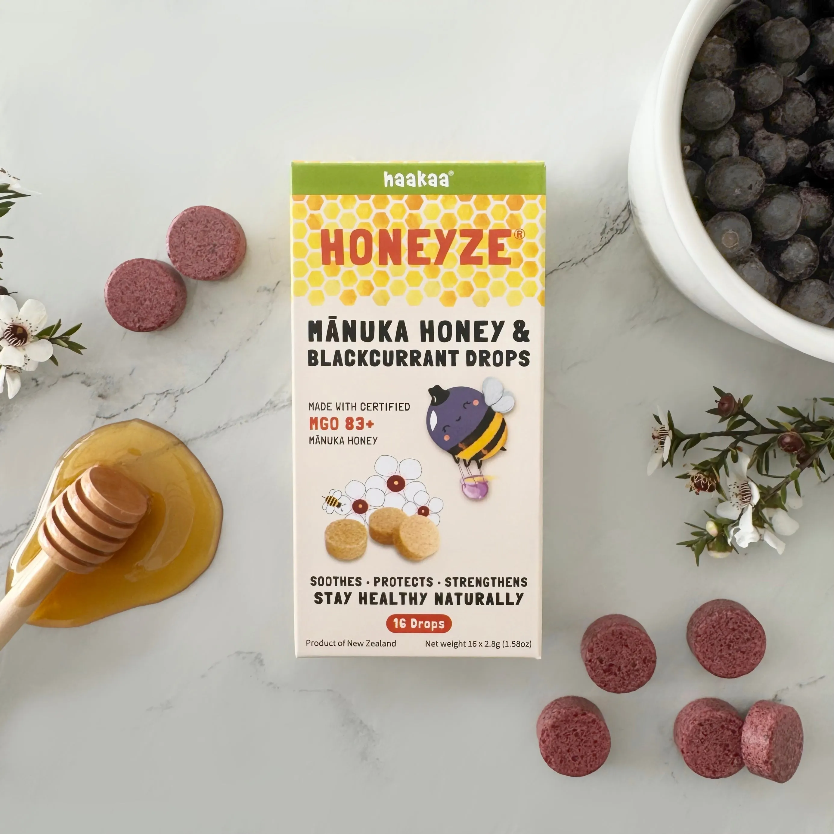 Honeyze Manuka Honey Drops