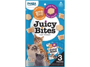 Juicy Bites Scallop & Crab Flavor 3 pouches 33,9g