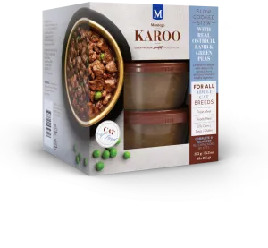 Karoo Adult Cat Wet food Ostrich And Lamb 375G