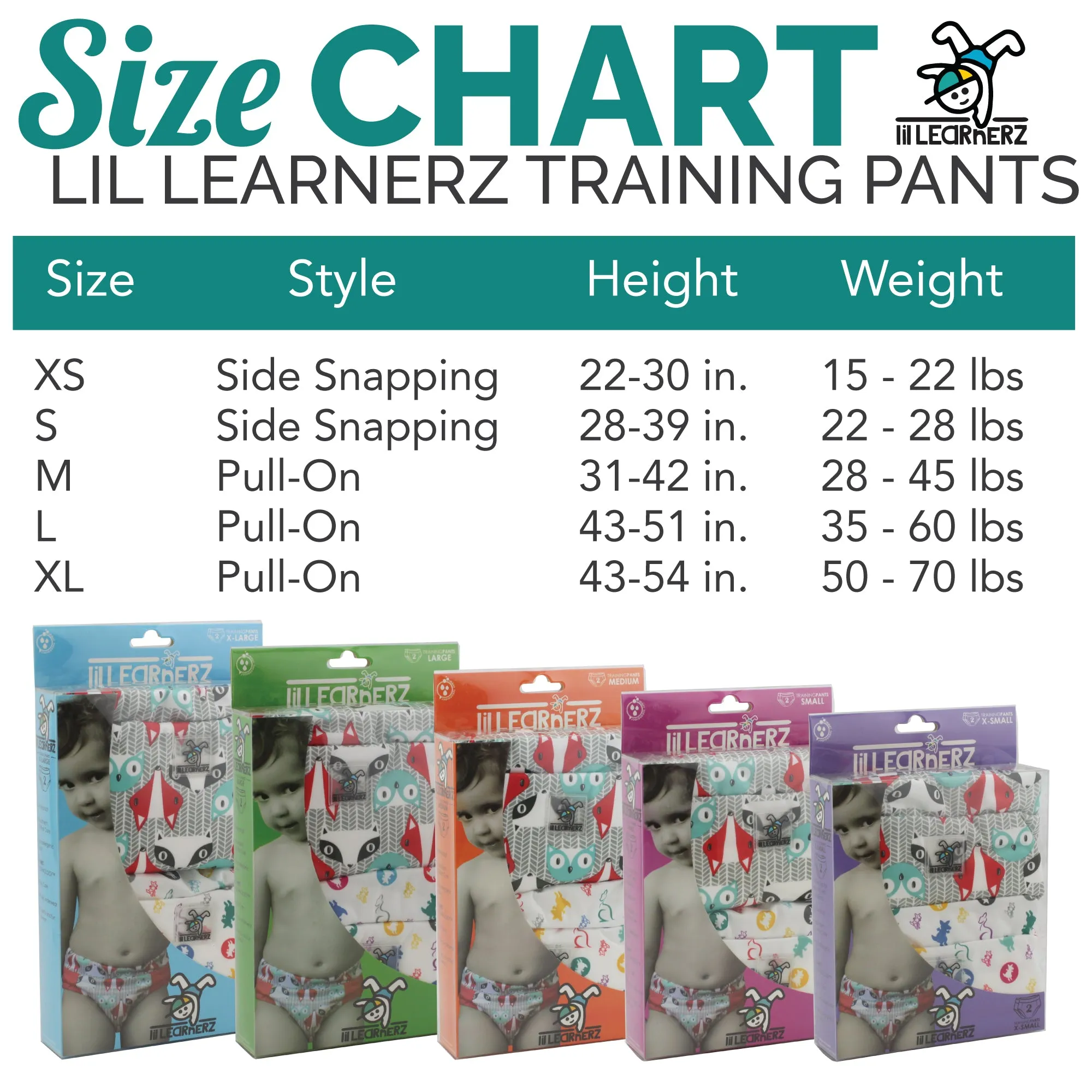 Lil Learnerz Training Pants (2pk) - Soar