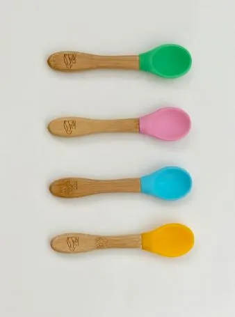 MCK Bamboo-Silicone Spoon - Yellow