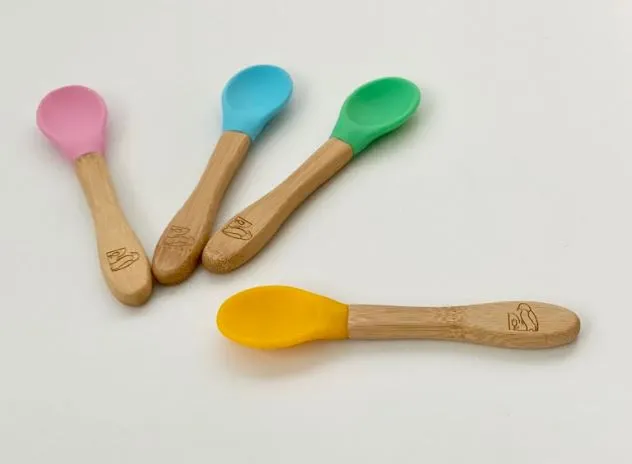 MCK Bamboo-Silicone Spoon - Yellow