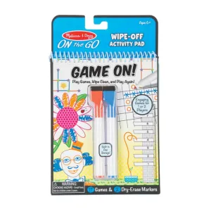 Melissa Doug On the Go  Write-On / Wipe-Off Activity Games Pad