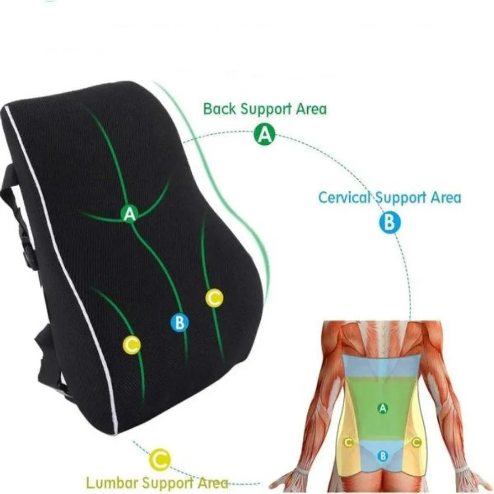 Memory Foam Lumbar Support Cushion