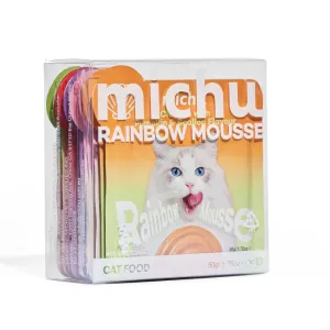 Michu Rainbow Mousse Mixed Flavour Cat Wet Food 50g x 10