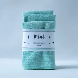 Mint clean microfiber cloth 3 pack