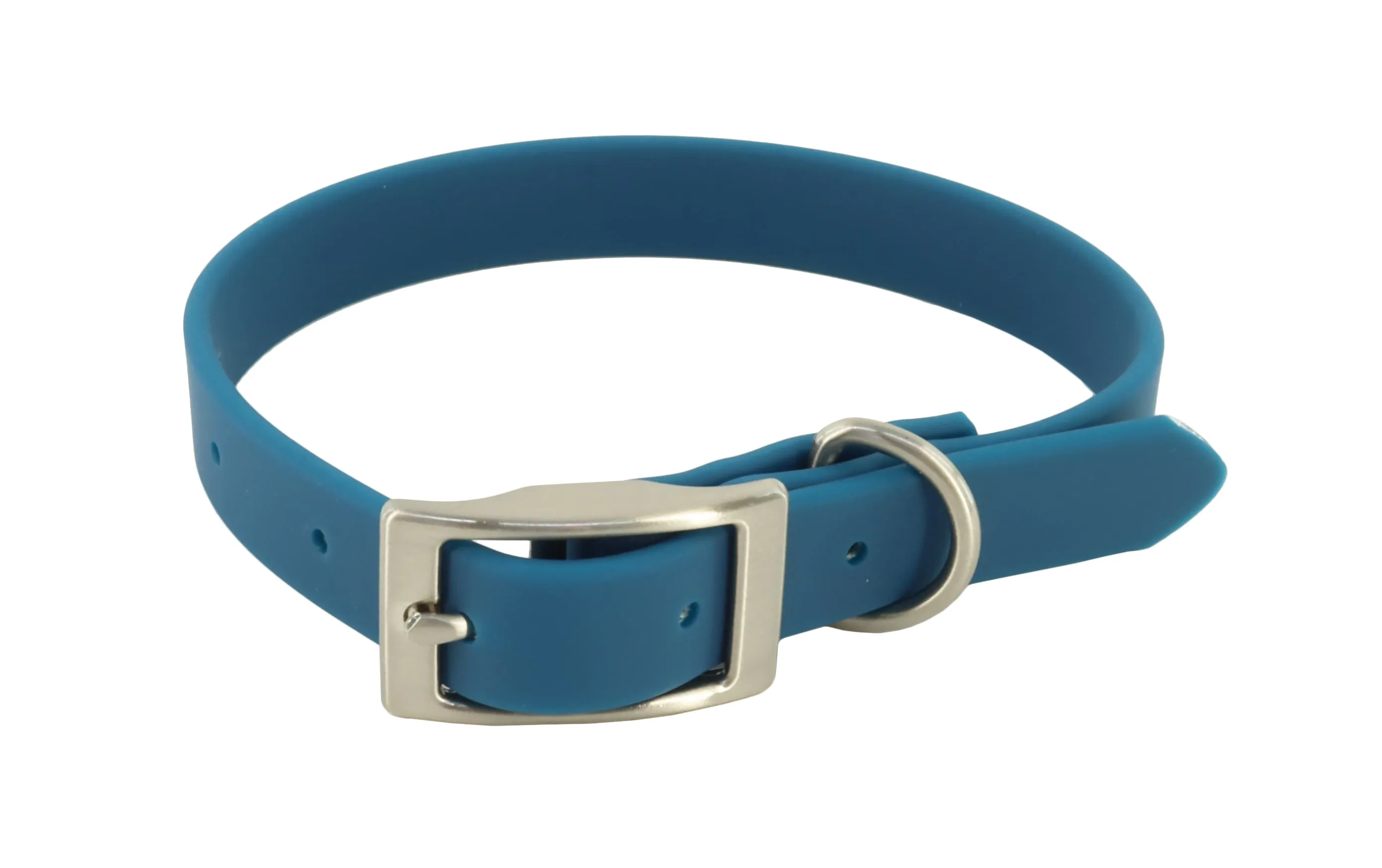 MuttNation Fueled by Miranda Lambert Waterproof Dog Collar Denim 1 X 19-24