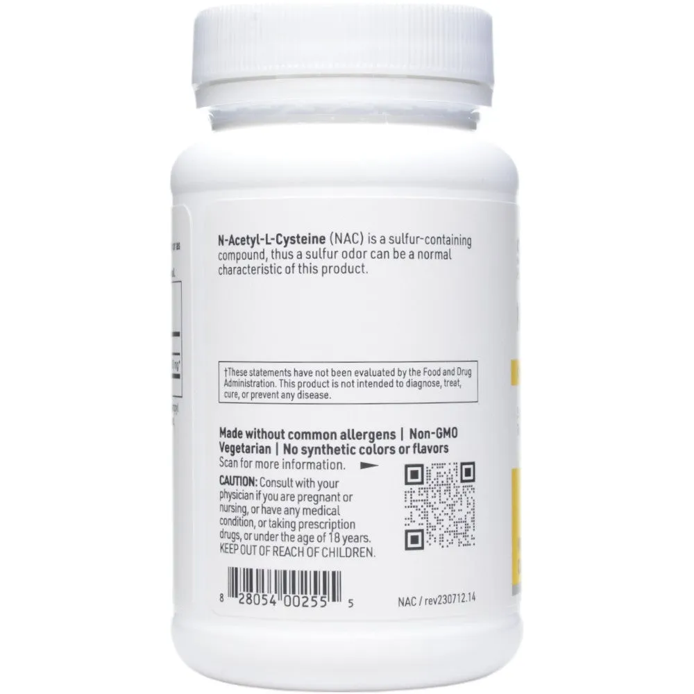 N-Acetyl-L-Cysteine 90 caps By Klaire Labs/SFI Health