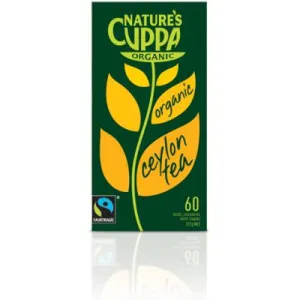 Nature's Cuppa Ceylon Tea 132g 60s Tea Bags