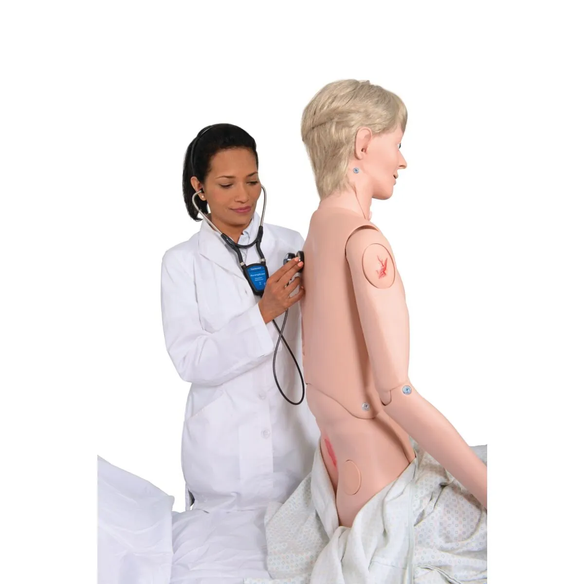 Nikki the Nursing Manikin with Auscultation, Light Skin