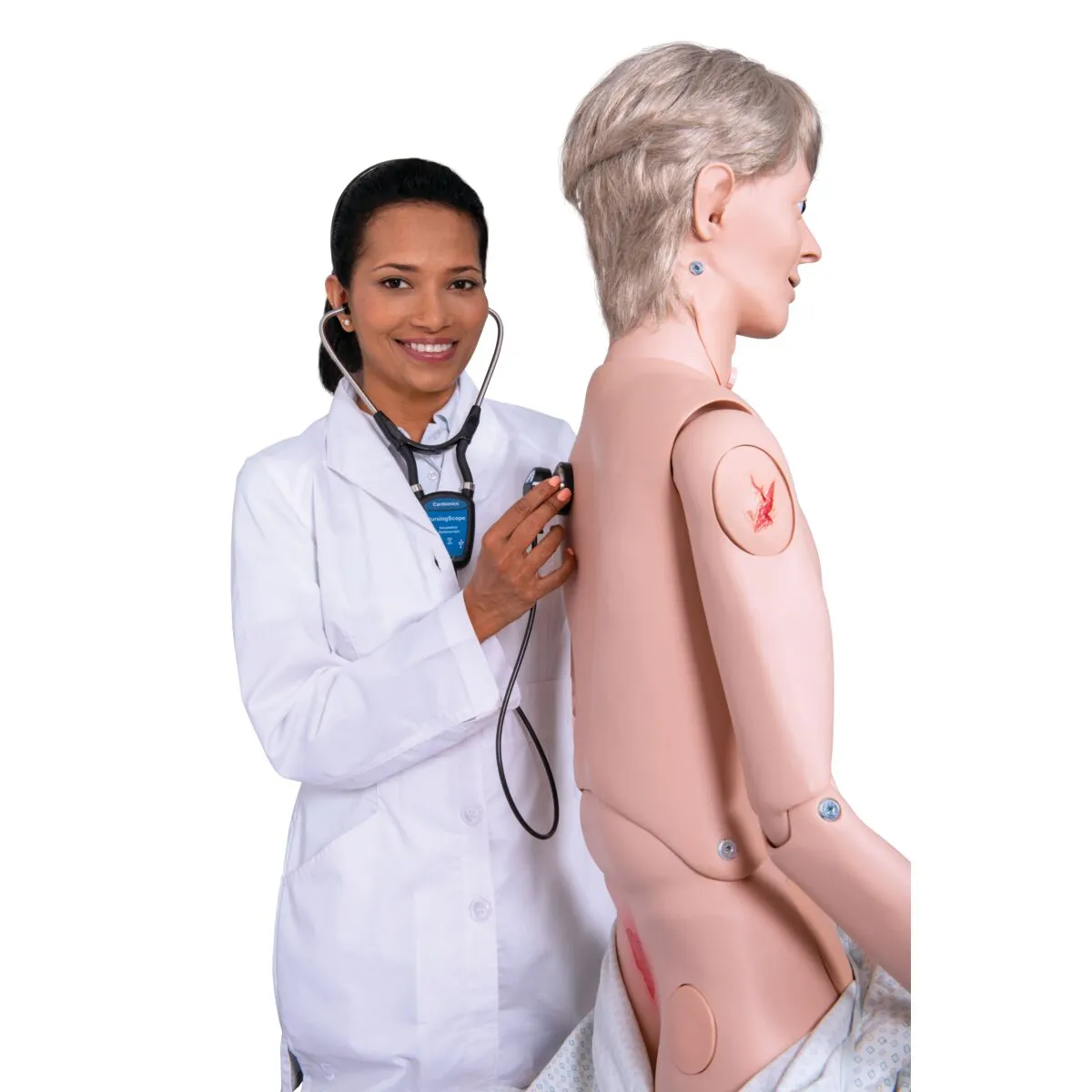 Nikki the Nursing Manikin with Auscultation, Light Skin