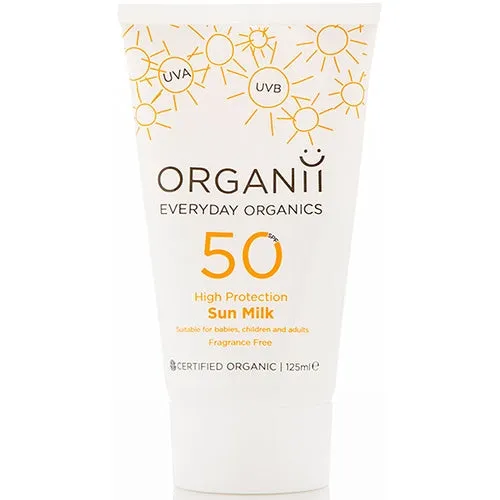 Organii SPF50 Sun Milk 125ml