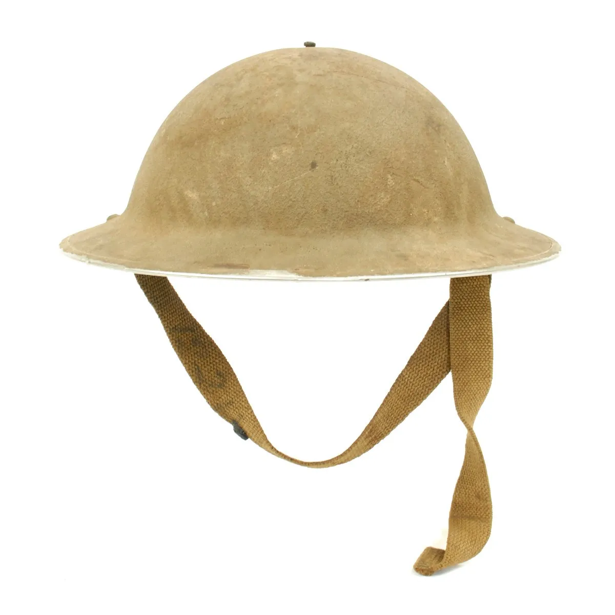 Original British WWII Brodie Helmet - 3rd U.S. Engineer Special Brigade