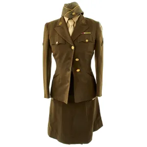 Original U.S. WWII Army Air Force Women's Army Corps WAC Air Technical Service Command Uniform Grouping