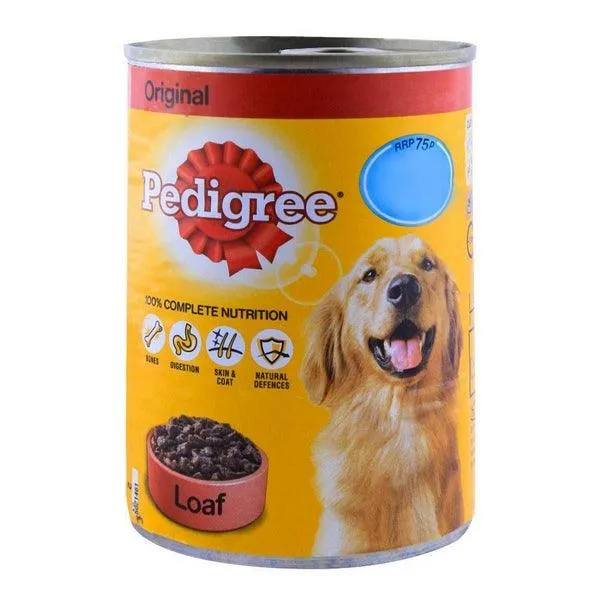 PEDIGREE DOG FOOD ORIGINAL IN LOAF 400GM