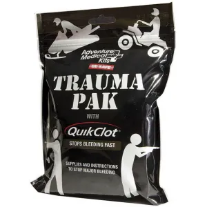 QuickClot Trauma Pak Advanced First Aid Kit for Emergency Bleeding Control