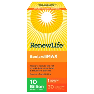 Renew life - boulardiimax (10b) travel  support - 30 caps