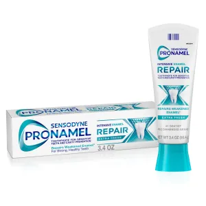 Sensodyne Pronamel Intensive Enamel Repair Sensitive Toothpaste, Extra Fresh, 3.4 Oz