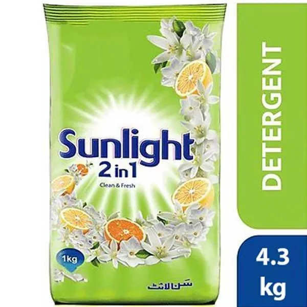 SUNLIGHT 2IN1 CLEAN & FRESH 4.3KG