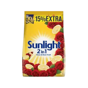 SUNLIGHT 2IN1 CLEAN & ROSE FRESH 380G