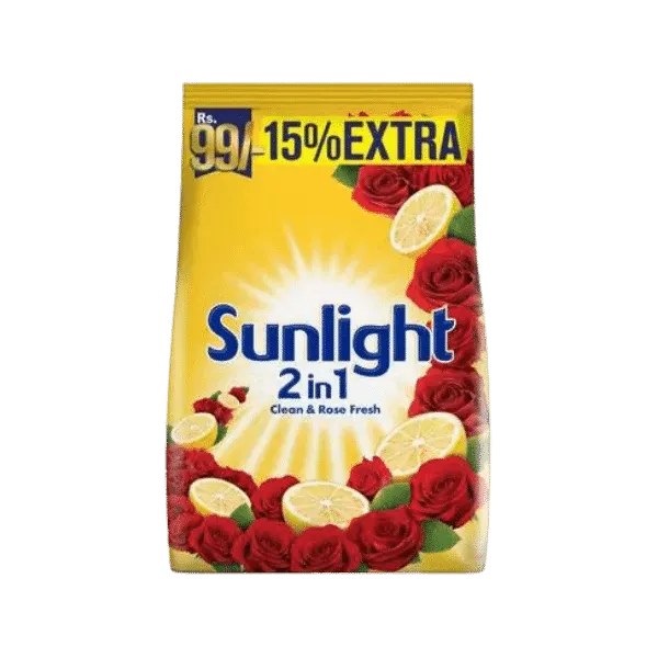 SUNLIGHT 2IN1 CLEAN & ROSE FRESH 380G