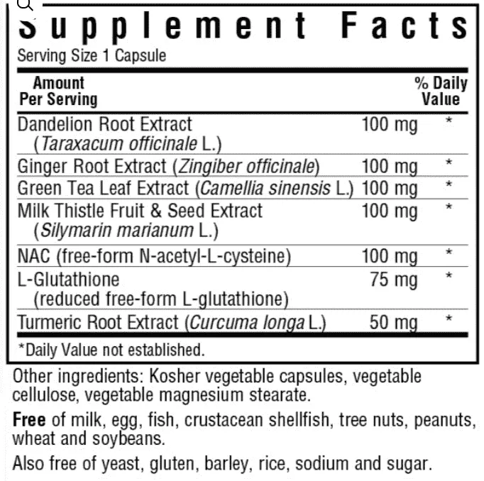 TARGETED CHOICE® LIVER DETOX, vcaps