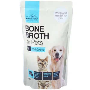 The Art of Whole Food Chicken Bone Broth Topper for Cats & Dogs 500g