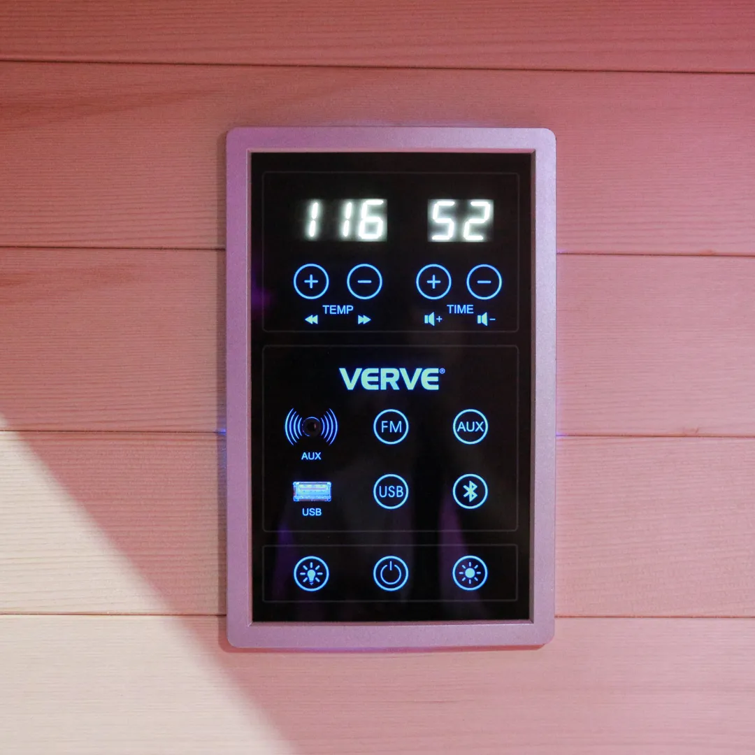 VERVE Vitality 2 Person Full Spectrum Infrared Sauna | Pre-Order ETA Mid December