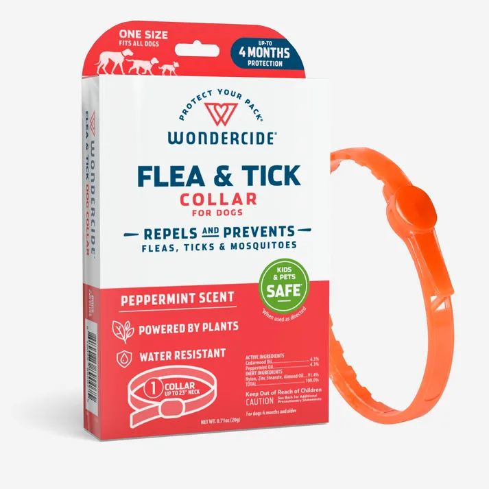 Wondercide Flea & Tick Collar for Dogs   Cats with Natural Essential Oils