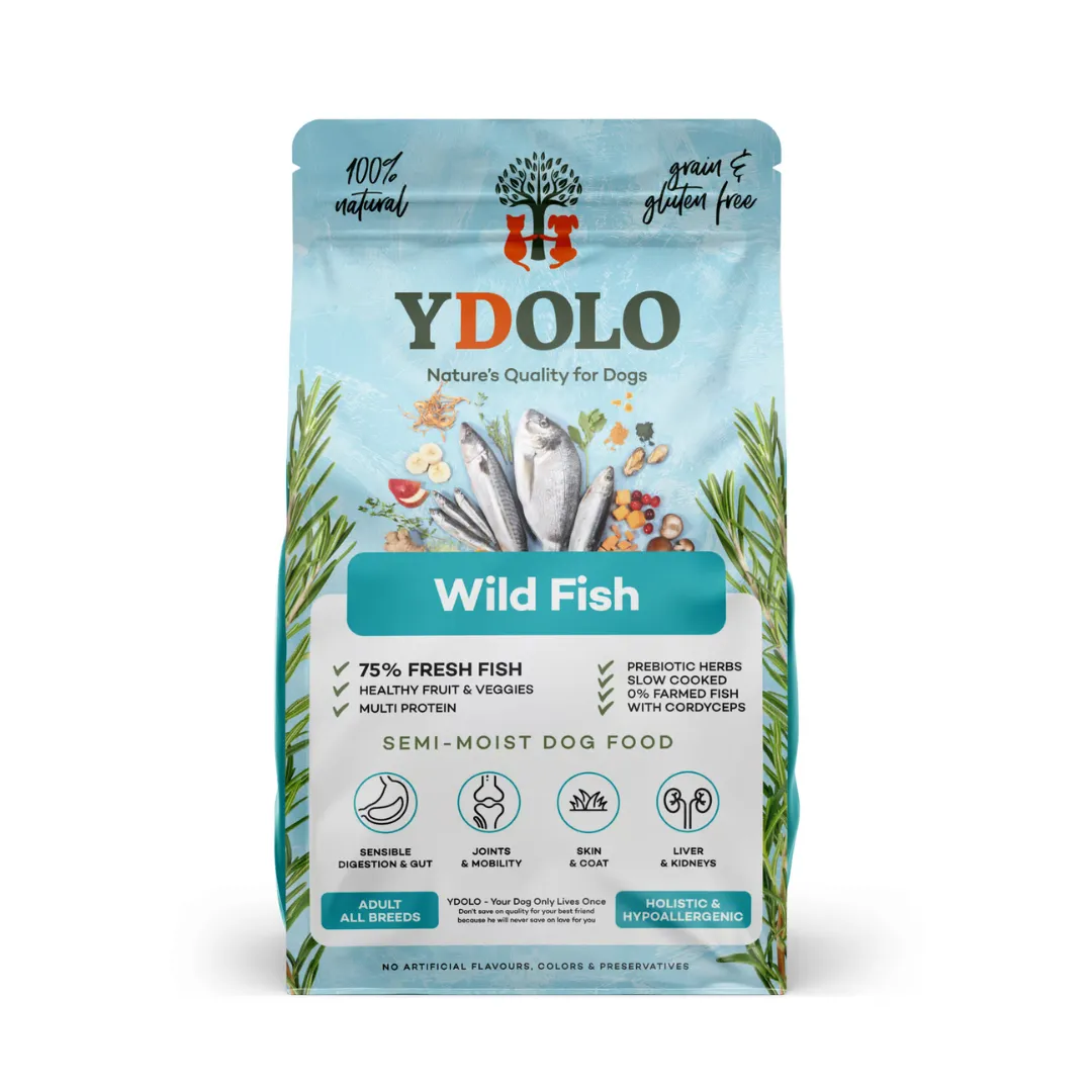 Ydolo Wild Fish Semi Moist Cold Pressed Dog Food