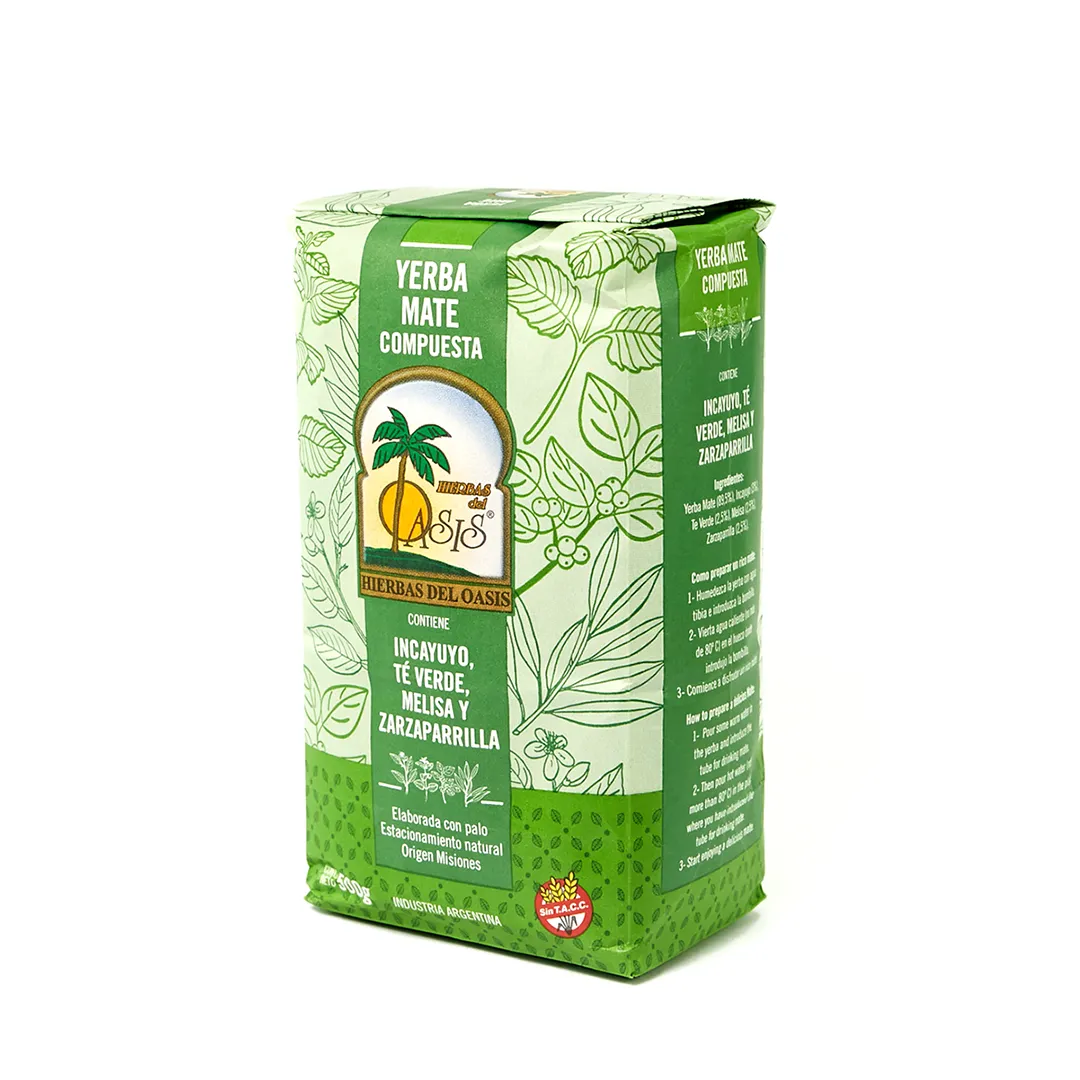 Yerba Mate Compuesta Saludable by Hierbas del Oasis 500g